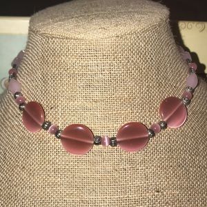 Pink Beaded Necklace